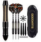 Professionele Dartpijlen 26g Set van 3 – Messing Barrel met Opbergcase en Extra Shafts