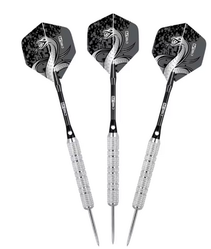 Stalen Dartpijlen 20g Set van 3 – Professionele Darts met Aluminium Shafts en PET Flights