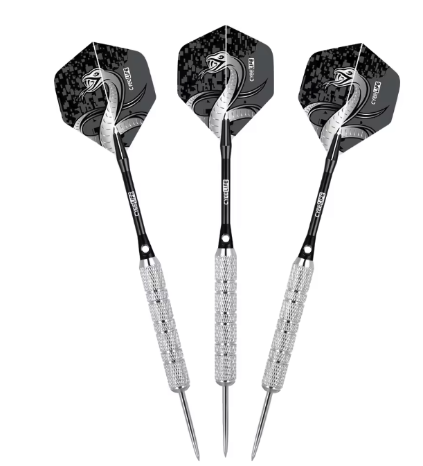 Stalen Dartpijlen 20g Set van 3 – Professionele Darts met Aluminium Shafts en PET Flights