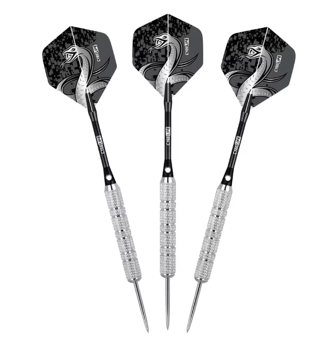 Stalen Dartpijlen 20g Set van 3 – Professionele Darts met Aluminium Shafts en PET Flights