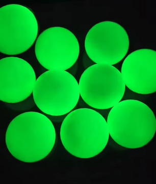 Set van 10 Glow Golfballen – Lichtabsorberend en Fluorescerend voor Nachtgolf