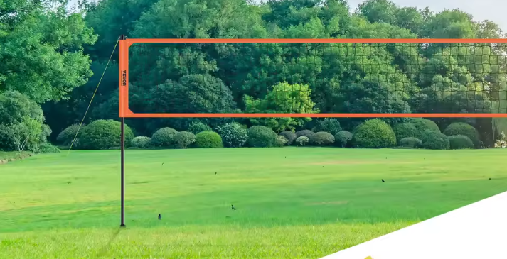 Complete Volleybal Net Set – Verstelbare Hoogte met Aluminium Palen en Draagtas