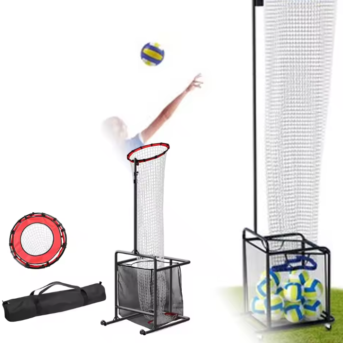 Volleybal Trainingsnet – Verstelbaar Target Net voor Serveren, Setten en Smash Training