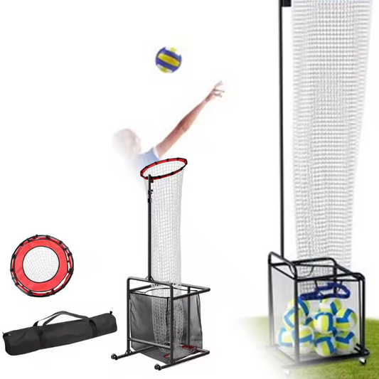 Volleybal Trainingsnet – Verstelbaar Target Net voor Serveren, Setten en Smash Training