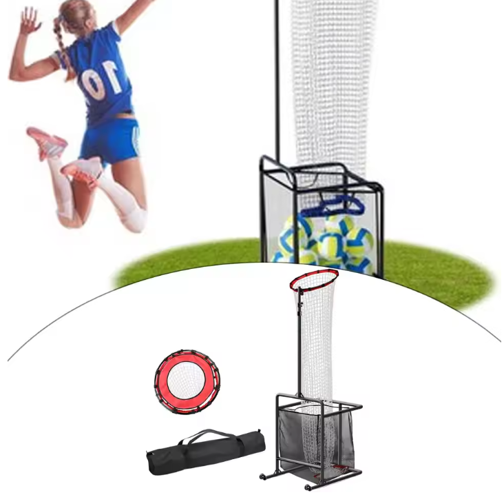 Volleybal Trainingsnet – Verstelbaar Target Net voor Serveren, Setten en Smash Training