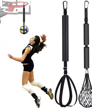 Volleybal Spike Trainer – Solo Serve Trainer met Verstelbare Band voor Training