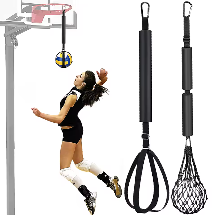 Volleybal Spike Trainer – Solo Serve Trainer met Verstelbare Band voor Training