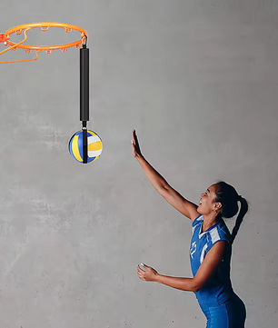 Volleybal Spike Trainer – Solo Serve Trainer met Verstelbare Band voor Training