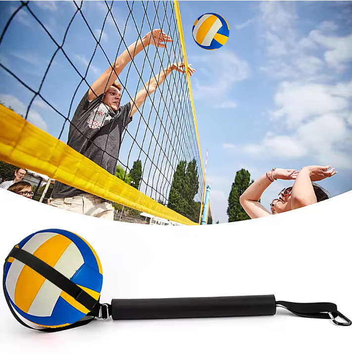 Volleybal Spike Trainer – Solo Serve Trainer met Verstelbare Band voor Training