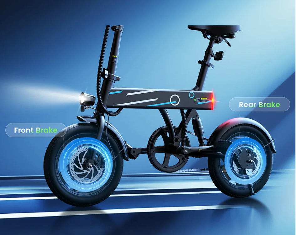 Elektrische Vouwfiets 14 Inch – 250W Motor en 25 km/u