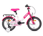 Kinderfiets 12-16 Inch met Zijwieltjes – Fiets voor Jongens en Meisjes met Bel en Bagagedrager
