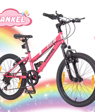 Kinder Mountainbike 20 Inch – 6 Versnellingen met Vering en V-Brakes