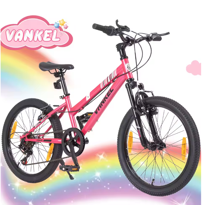 Kinder Mountainbike 20 Inch – 6 Versnellingen met Vering en V-Brakes