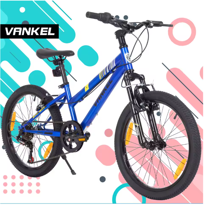 Kinder Mountainbike 20 Inch – 6 Versnellingen met Vering en V-Brakes