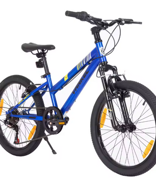 Kinder Mountainbike 20 Inch – 6 Versnellingen met Vering en V-Brakes