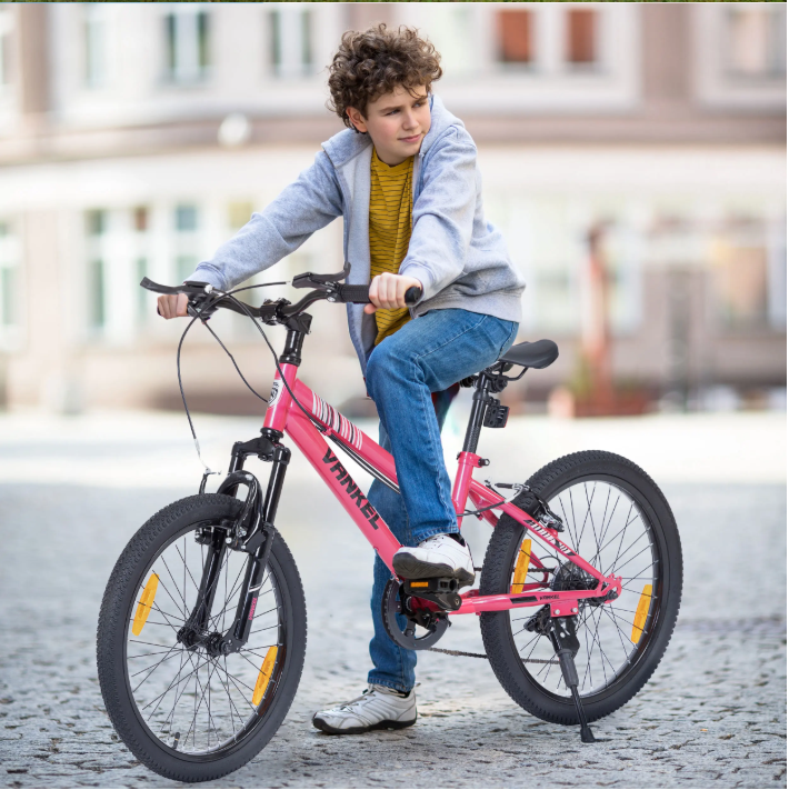 Kinder Mountainbike 20 Inch – 6 Versnellingen met Vering en V-Brakes