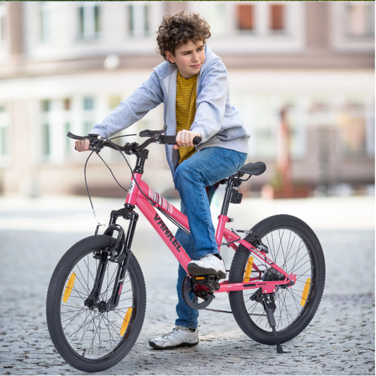 Kinder Mountainbike 20 Inch – 6 Versnellingen met Vering en V-Brakes