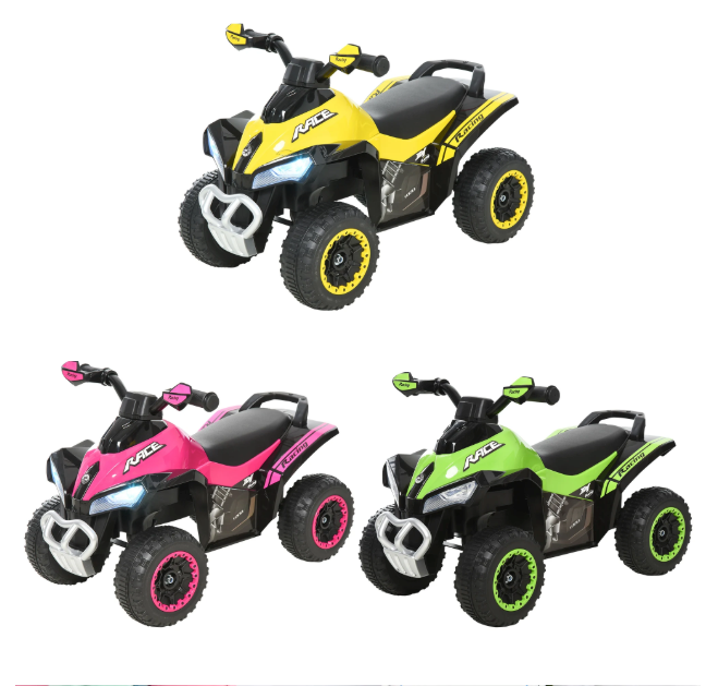 Kinder Quad Loopfiets met Licht en Muziek – 18-36 Maanden