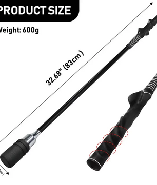 Golf Swing Trainer 83 cm – Trainingsstick voor Grip en Swing Oefening