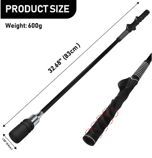 Golf Swing Trainer 83 cm – Trainingsstick voor Grip en Swing Oefening