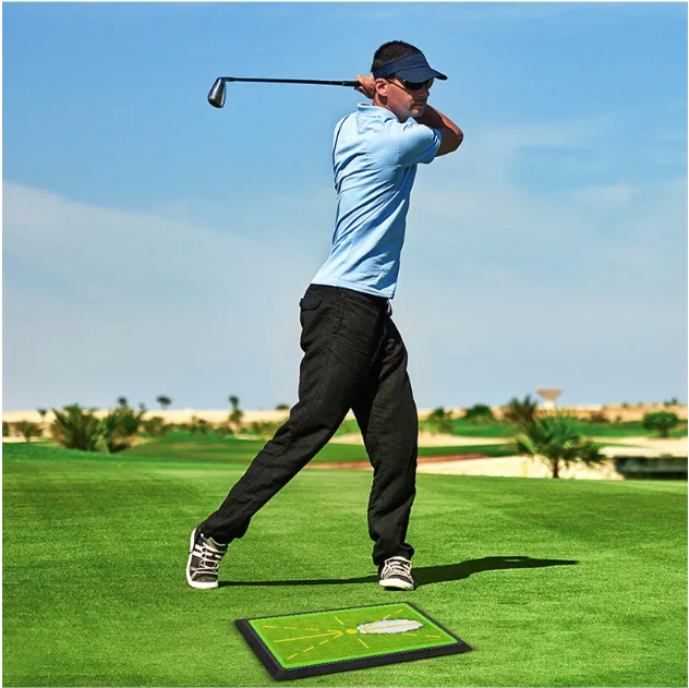 Golf Swing Trainingsmat – Oefenmat met Swing Pad en Richtingsdetectie