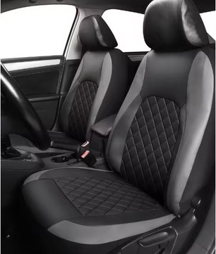 Auto Stoelhoezen Set PU-Leder – Universele Bekleding voor Voor- en Achterbank