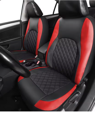 Auto Stoelhoezen Set PU-Leder – Universele Bekleding voor Voor- en Achterbank