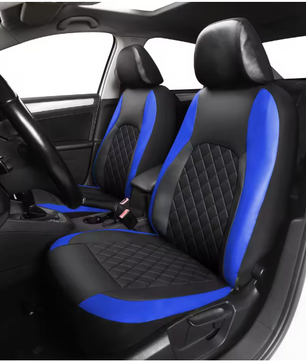 Auto Stoelhoezen Set PU-Leder – Universele Bekleding voor Voor- en Achterbank