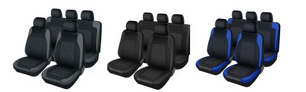 Auto Stoelhoezen Set PU-Leder – Universele Bekleding voor Voor- en Achterbank
