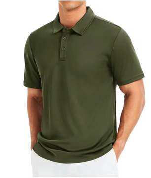 Heren Polo Shirt Quick Dry – Sport Polo met Kraag en Ademend Materiaal