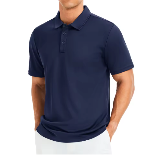 Heren Polo Shirt Quick Dry – Sport Polo met Kraag en Ademend Materiaal