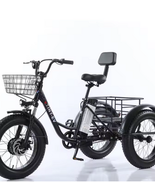 Elektrische Driewieler 20 Inch – 500W Fat Tire E-Bike met Accu