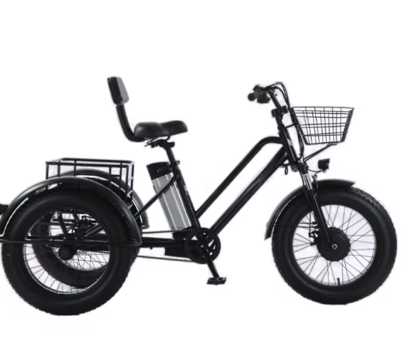 Elektrische Driewieler 20 Inch – 500W Fat Tire E-Bike met Accu