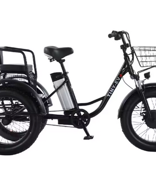 Elektrische Driewieler 20 Inch – 500W Fat Tire E-Bike met Accu