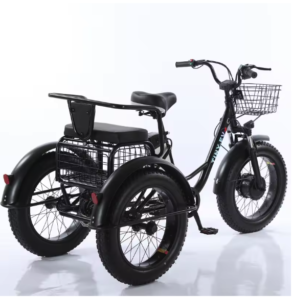 Elektrische Driewieler 20 Inch – 500W Fat Tire E-Bike met Accu