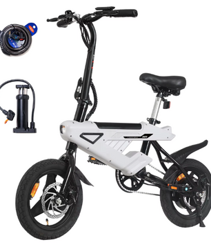 Opvouwbare Elektrische Fiets 14 Inch – 250W E-Bike met LCD en Accu