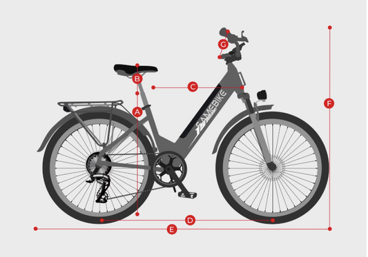 Elektrische Fiets 26 Inch – E-Bike met 250W Motor en Uitneembare Accu