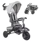 6-in-1 Meegroeifiets Kinderdriewieler – Opvouwbaar met Draaibare Zitting en Duwstang
