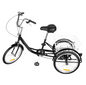 Volwassen Driewieler 20 Inch – 8 Versnellingen met Mand en Verstelbare Zitting