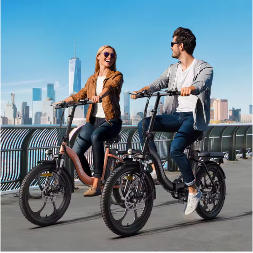 Opvouwbare Elektrische Fiets 20 Inch – 250W E-Bike met Fat Tires en 100 km Actieradius