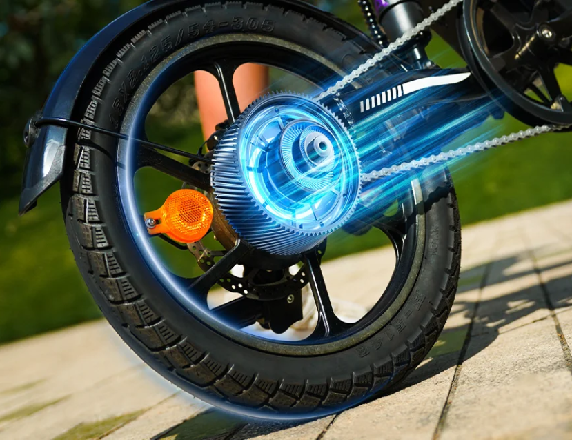 Opvouwbare Elektrische Fiets 16 Inch – Unisex E-Bike met 36V 12.8Ah Accu en Tot 60 km Actieradius