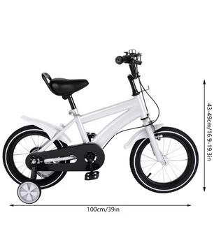 Kinderfiets 14 Inch met Zijwieltjes – Veilig en Comfortabel met Verstelbaar Zadel en Stuur