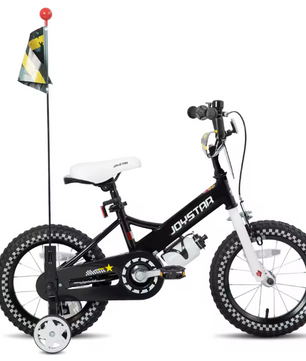 Kinderfiets met Poppenzitje en Accessoires – Meisjesfiets met Streamers, Vlag en Nummerplaat