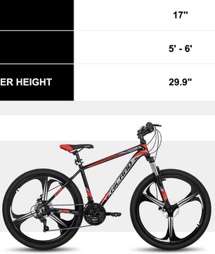 Mountainbike 26 Inch – 21 Versnellingen MTB met Aluminium Frame en Schijfremmen