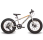 Kinder Fatbike 20 Inch – Mountainbike met Brede Banden, 7 Versnellingen en Schijfremmen
