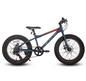 Kinder Fatbike 20 Inch – Mountainbike met Brede Banden, 7 Versnellingen en Schijfremmen