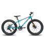 Kinder Fatbike 20 Inch – Mountainbike met Brede Banden, 7 Versnellingen en Schijfremmen