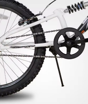 Kinder Mountainbike 20 Inch – Dual Suspension MTB met Handremmen en Stevig Frame