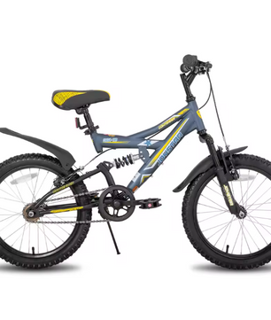 Kinder Mountainbike 20 Inch – Dual Suspension MTB met Handremmen en Stevig Frame