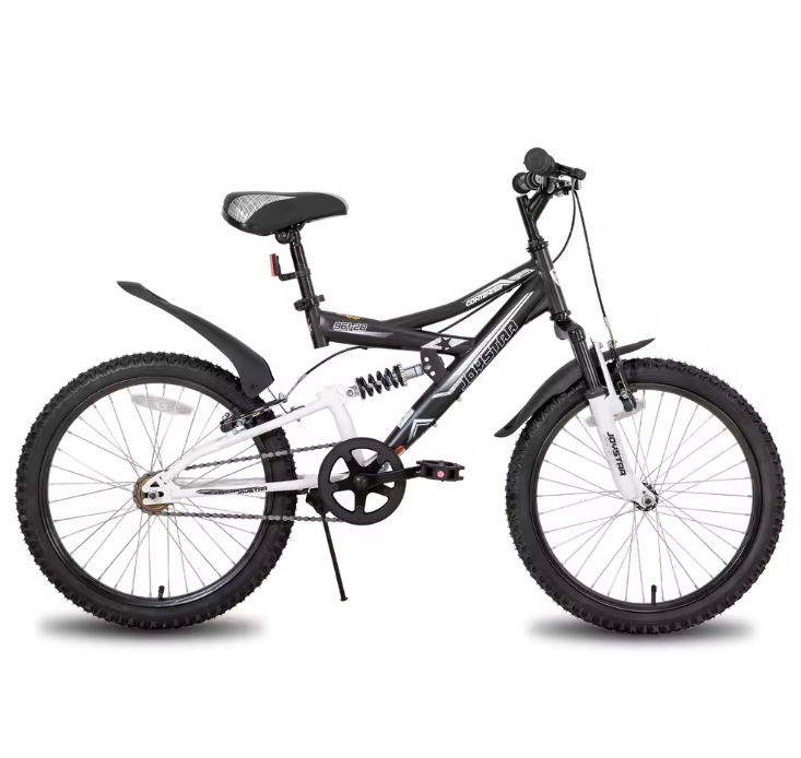 Kinder Mountainbike 20 Inch – Dual Suspension MTB met Handremmen en Stevig Frame